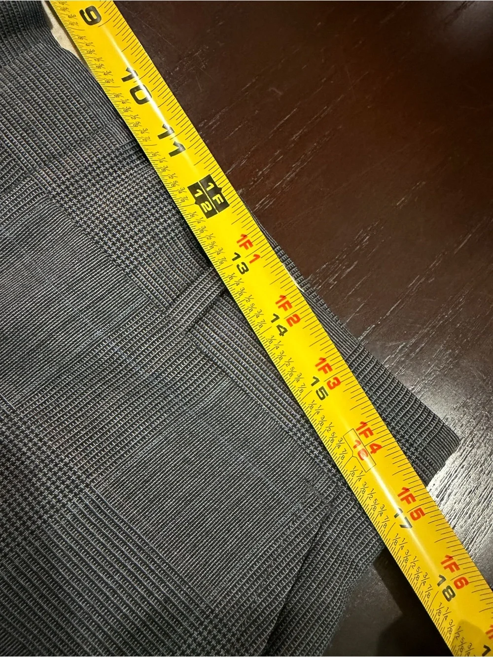 Vintage Corbin Ltd Glen Plaid Suit Mens [46?] Grey 100% Wool